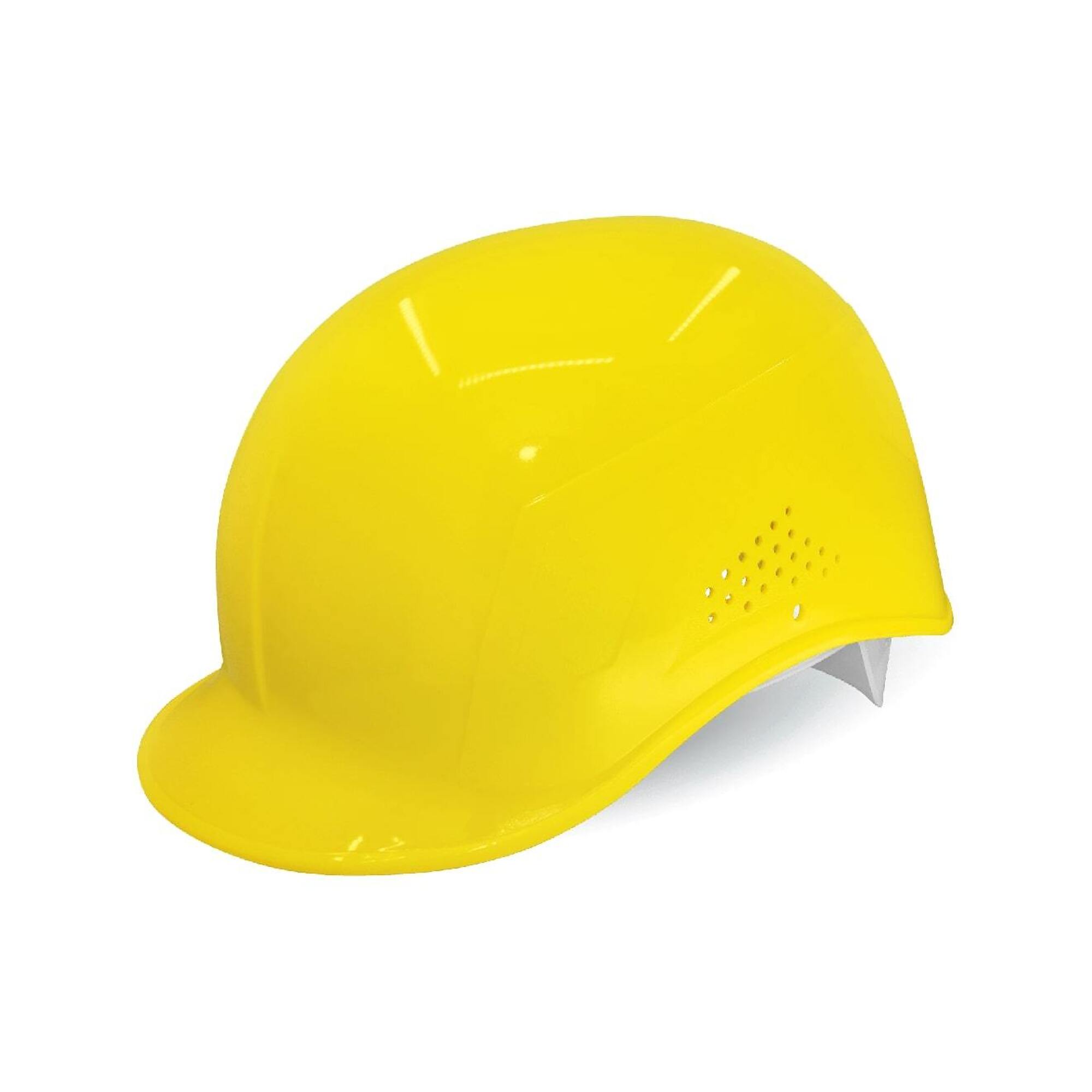 Bullhead Safety, Yellow Vented Bump Cap W/ 4 point Suspension - 10 Each, Model# HH-BC1-Y